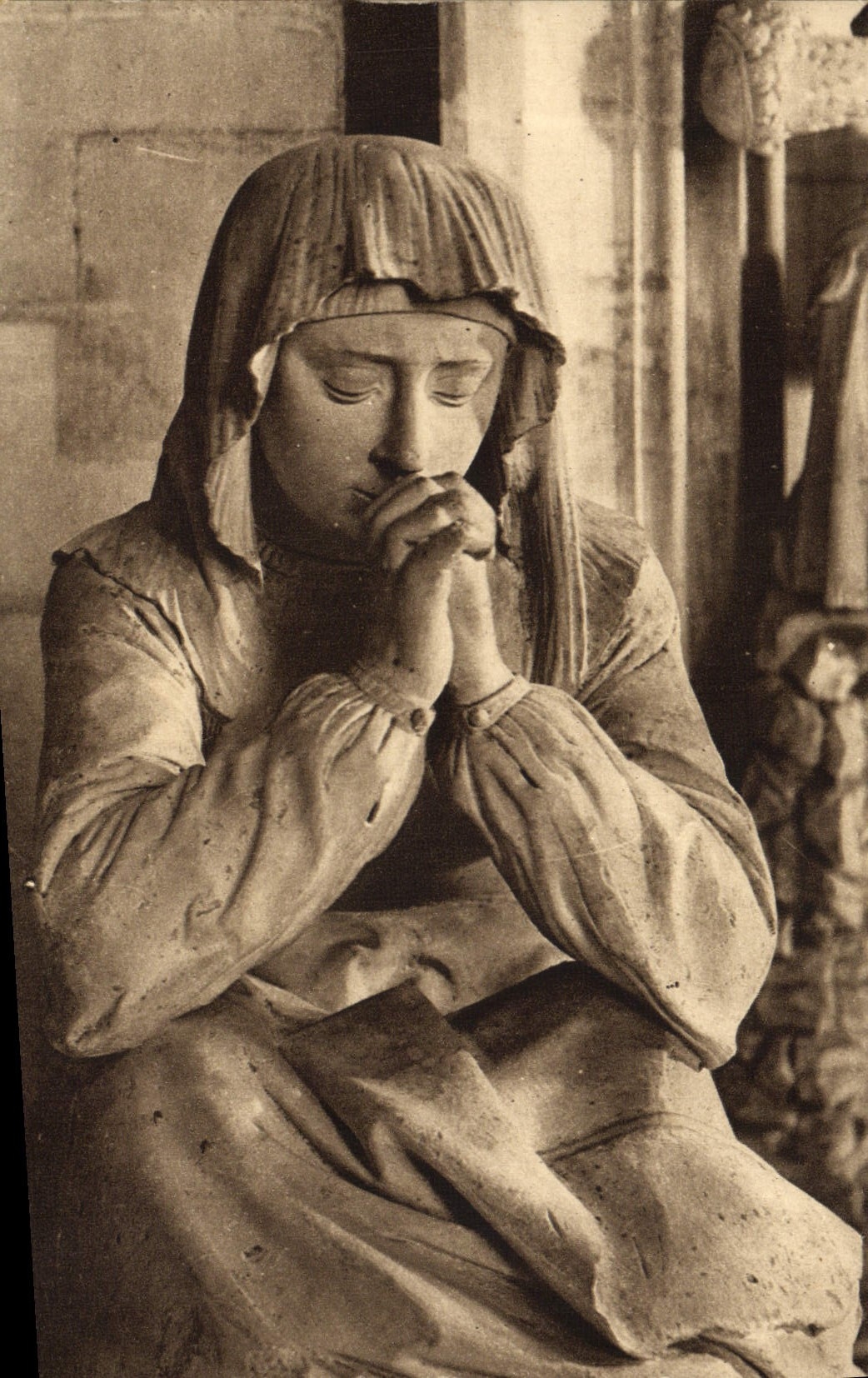 VINTAGE POSTCARD the Saints De Solesmes Sainte Marie Madeleine