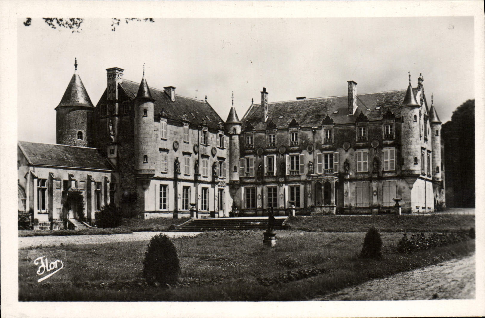 MODERN CARD Fontenay the Count Castle of New Ground Remains of Octave of Rochebrune