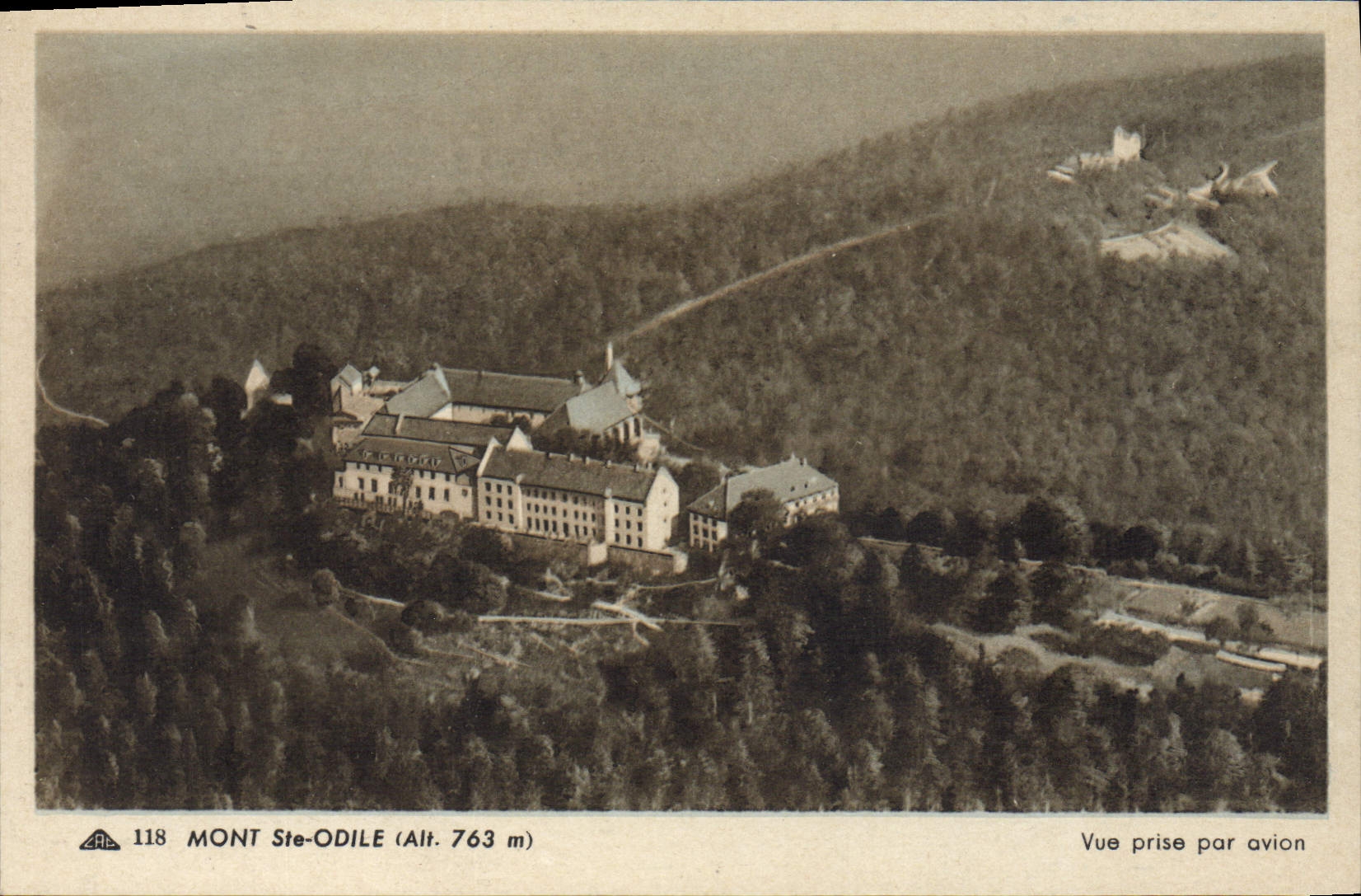 CPA Mont Saint Odile Vue prise en avion