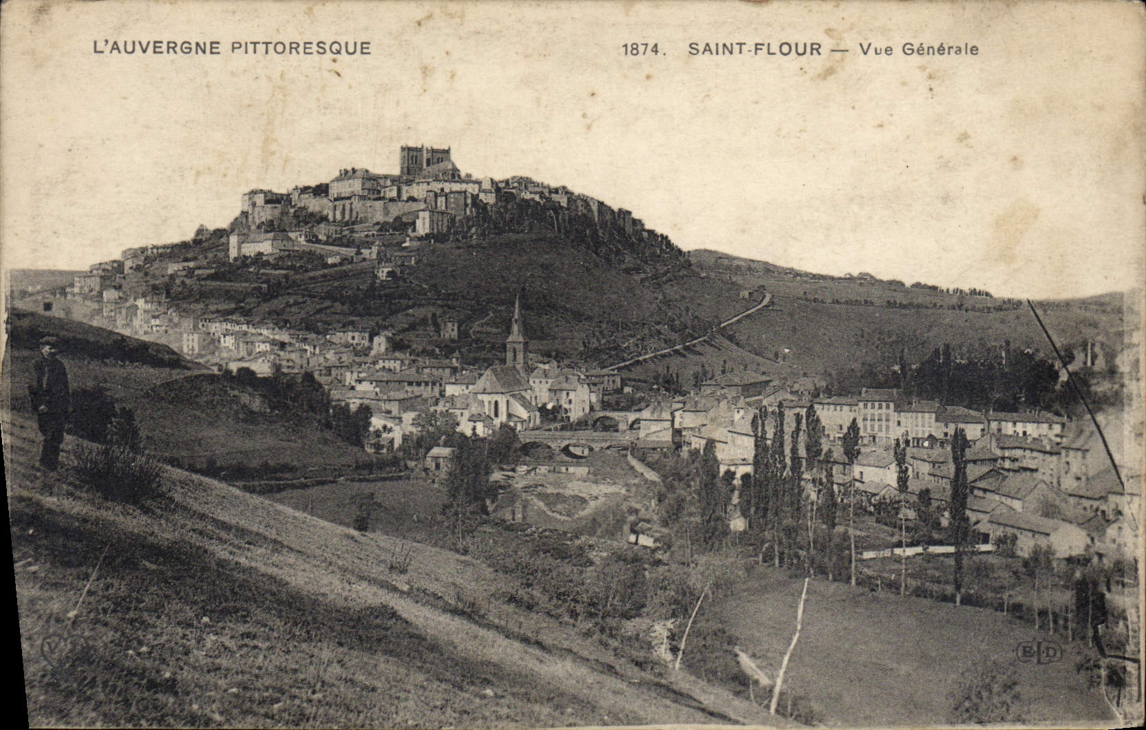 VINTAGE POSTCARD Holy Flour View