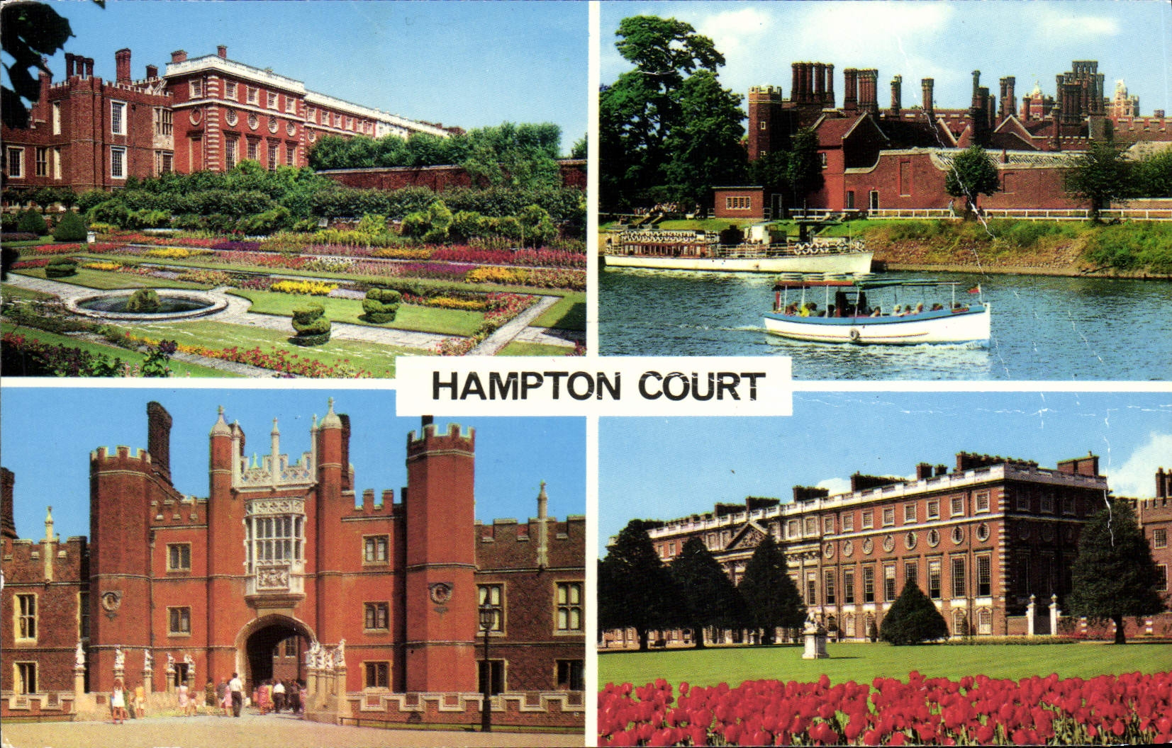 MODERN CARD Hampton Court the king' S privy Garden The great gatehosue