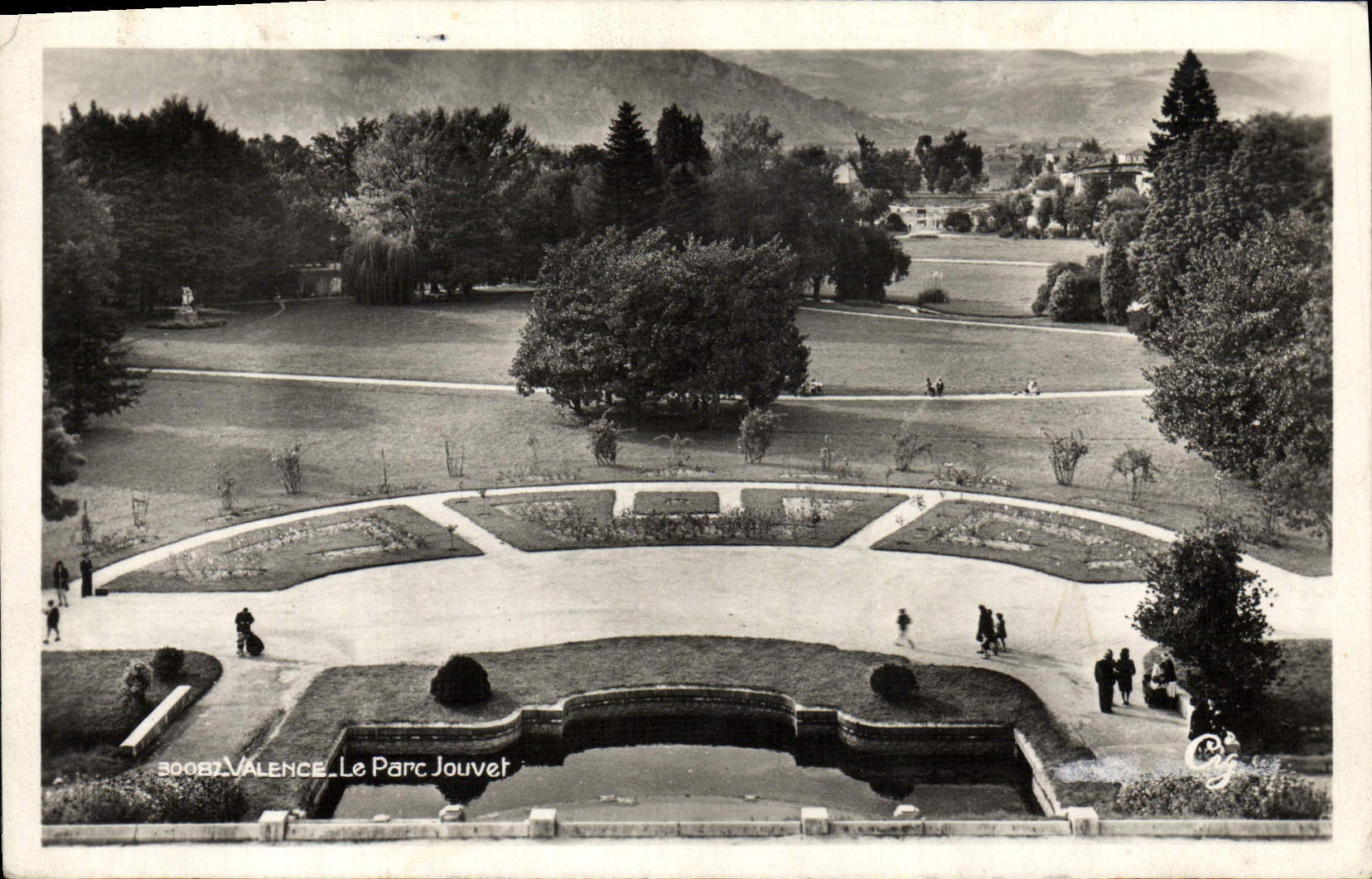 POSTAL MODERNA valencia el parque de Jouvet