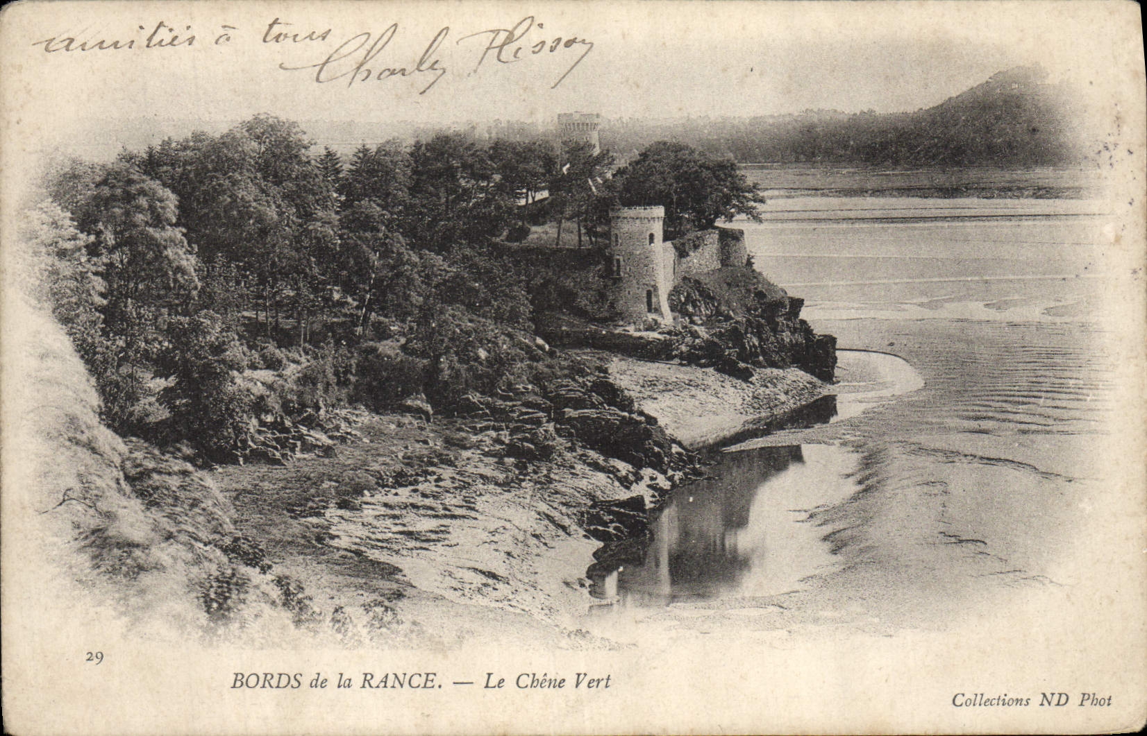 CPA Bords de la Rance Le Chene Vert