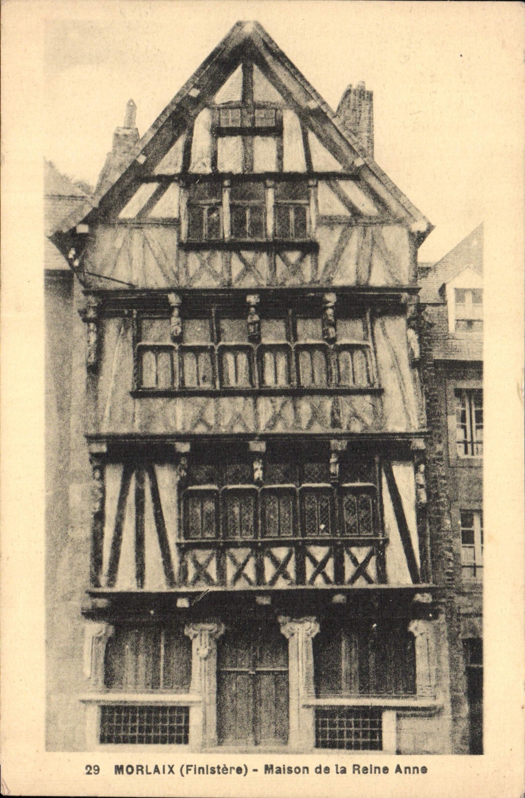 CPA Morlaix Maison de la Reine Anne