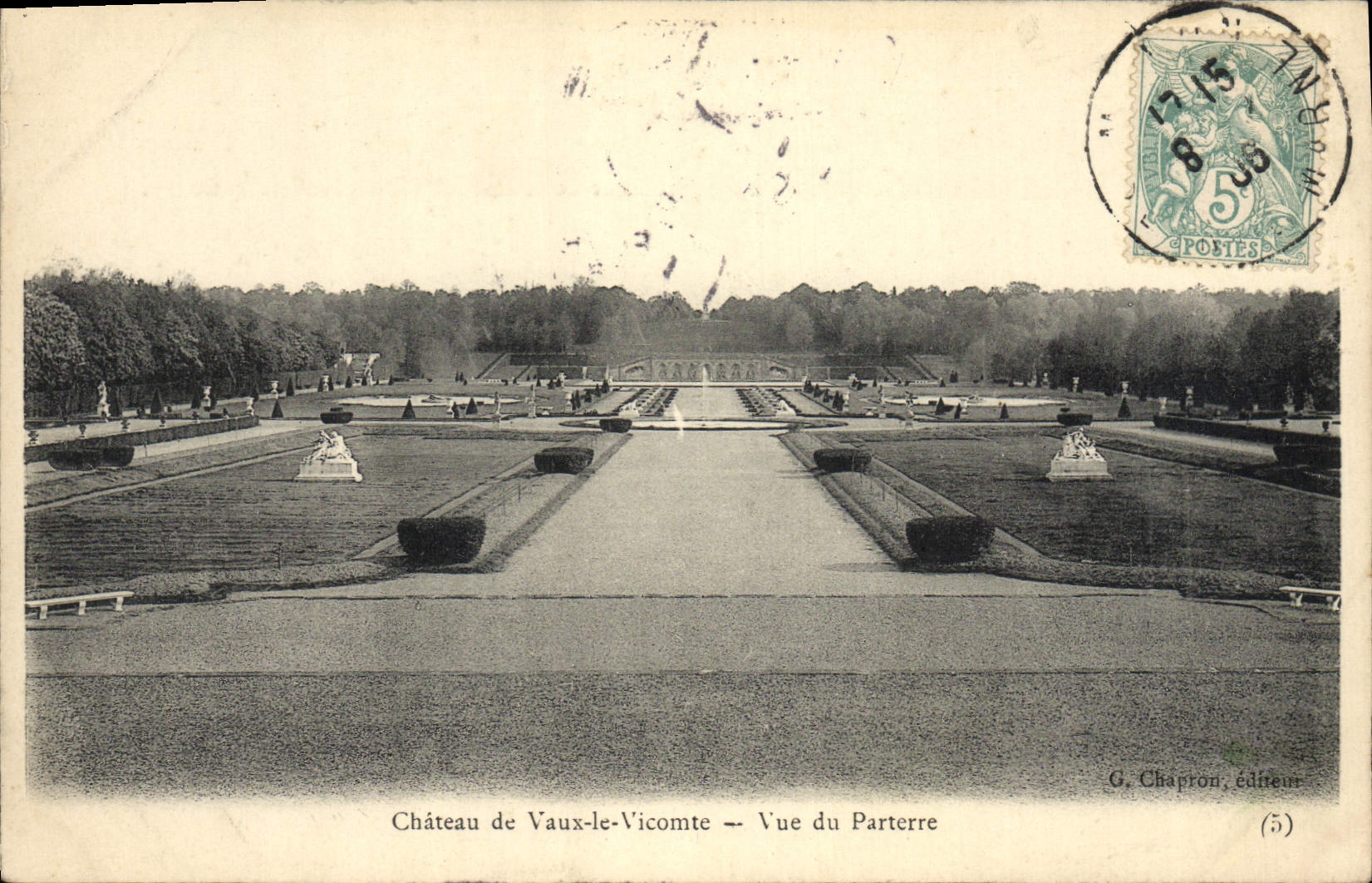 Castillo de la POSTAL de la VENDIMIA de valer al vizconde Seen del piso