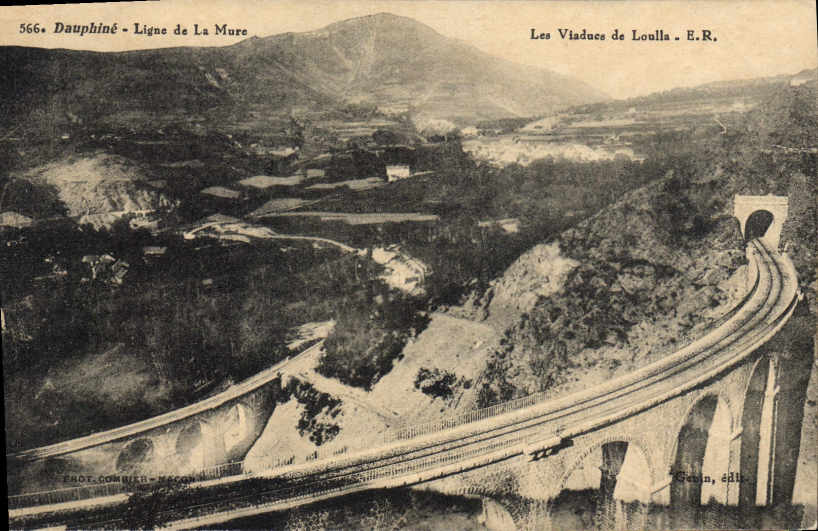 CPA Dauphine Ligne de la Mure Les Viaducs de Loulla
