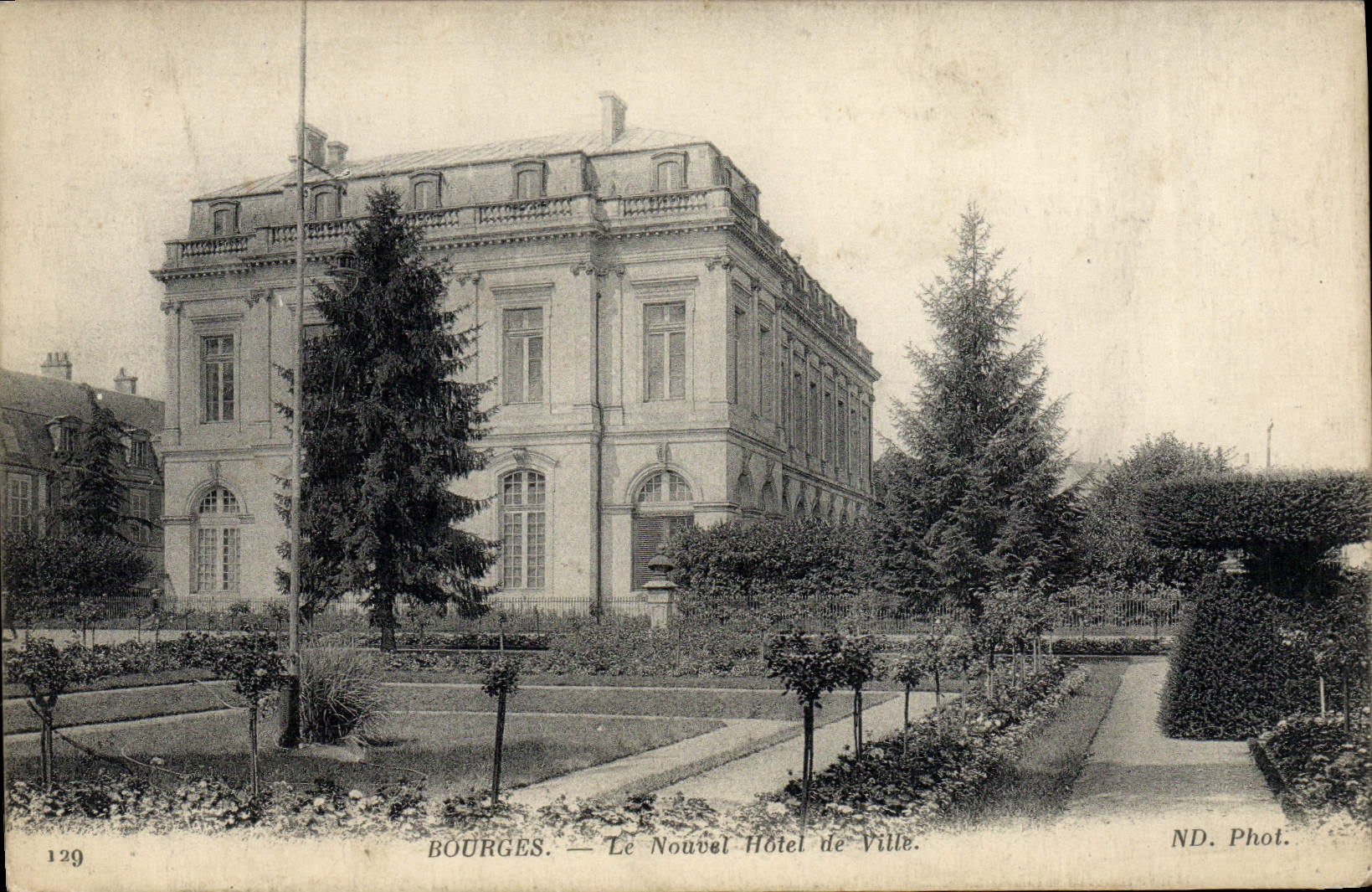 POSTAL Bourges de la VENDIMIA el nuevo ayuntamiento