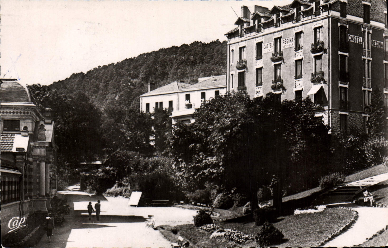 POSTAL MODERNA Chatelguyon el parque y el establecimiento hidropático