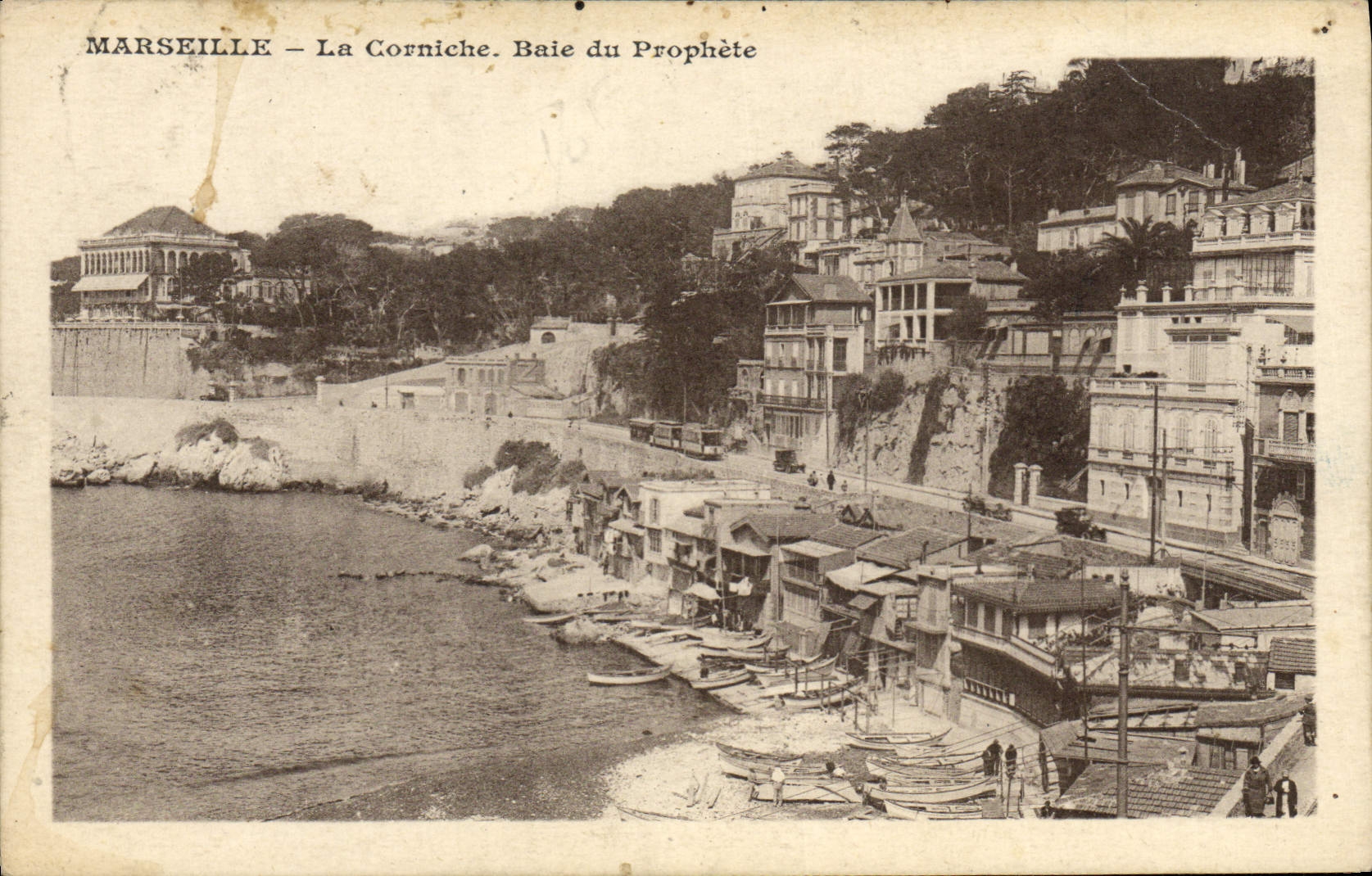 CPA Marseille La Corniche Baie du Prophete