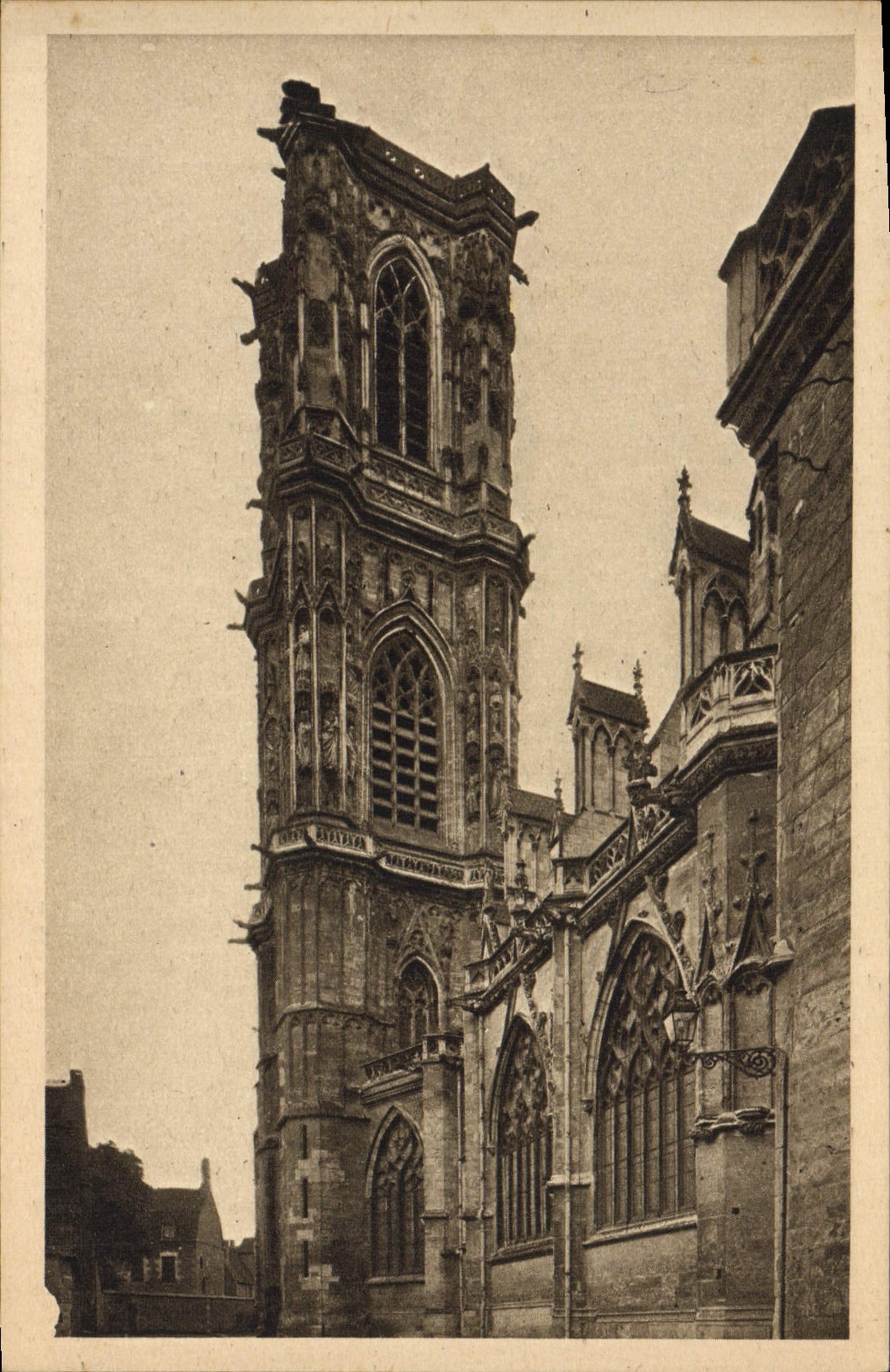 POSTAL Nevers de la VENDIMIA la torre de la catedral Cyr Saint