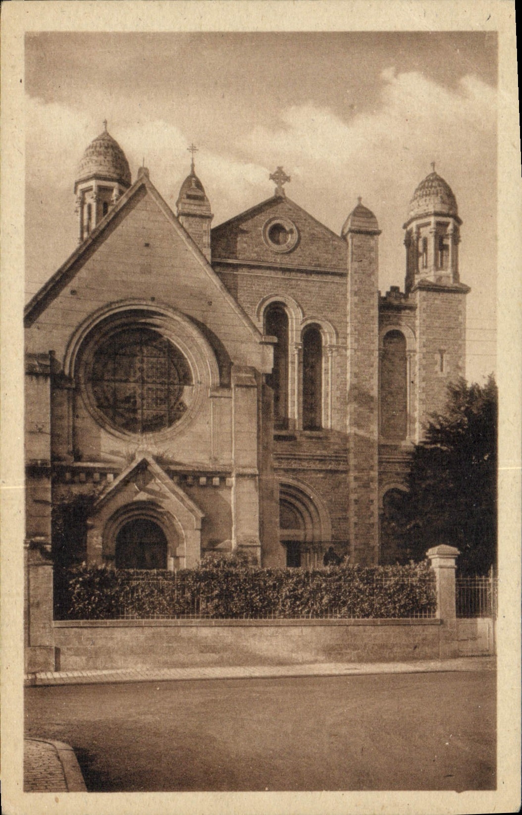 Cámara acorazada de Laval de la POSTAL de la VENDIMIA del concepto inmaculado