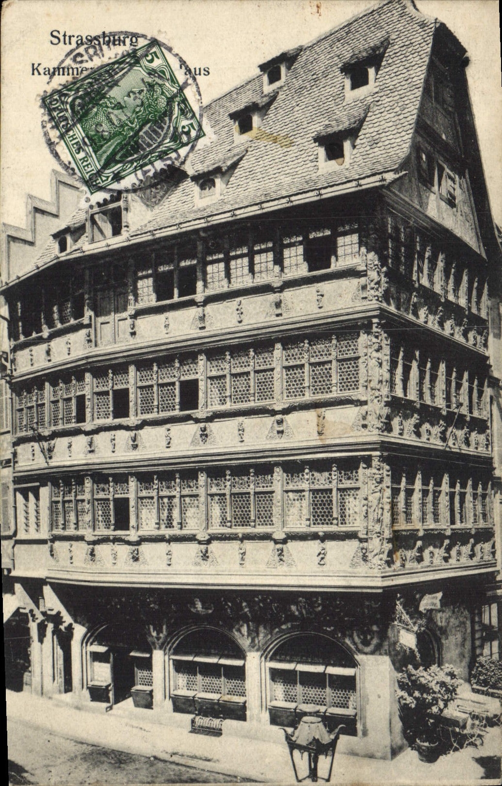 VINTAGE POSTCARD Strasbourg Kammerzell