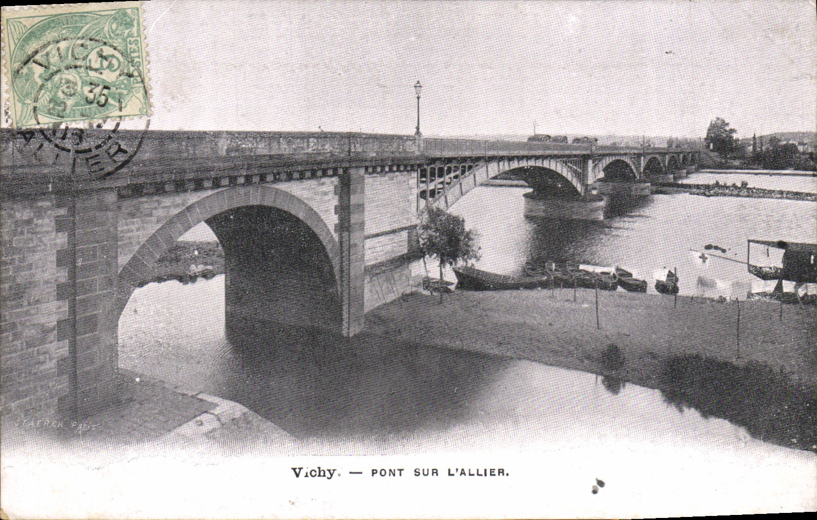 CPA Vichy Pont Sur L'Allier