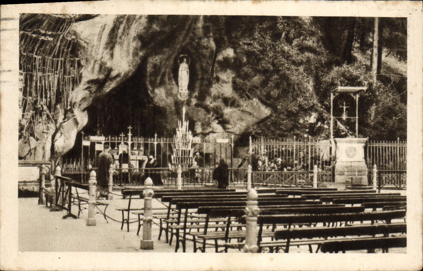 POSTAL de la VENDIMIA pesada la cueva milagrosa