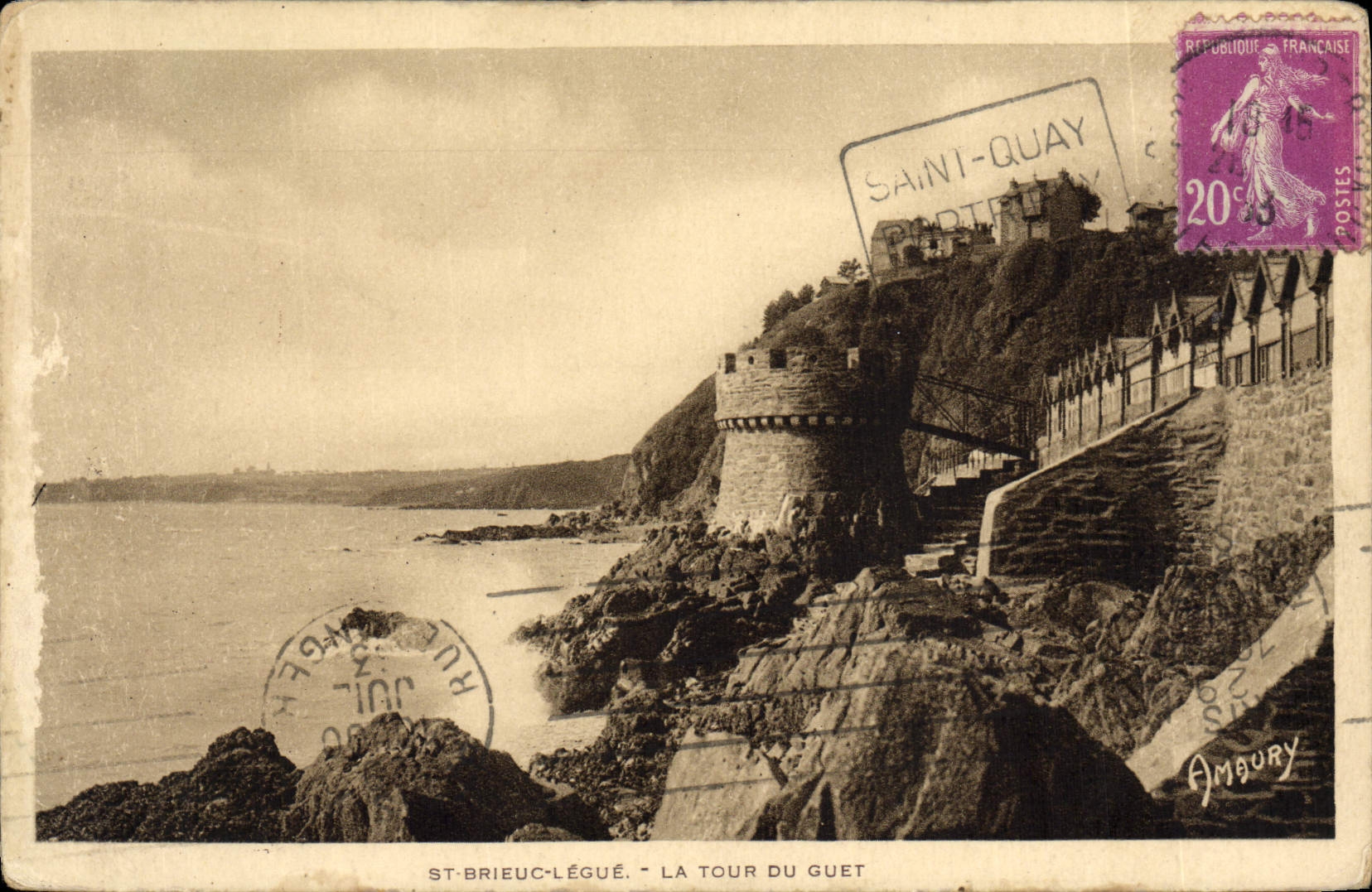 CPA St Brieuc Legue La Tour De Guet