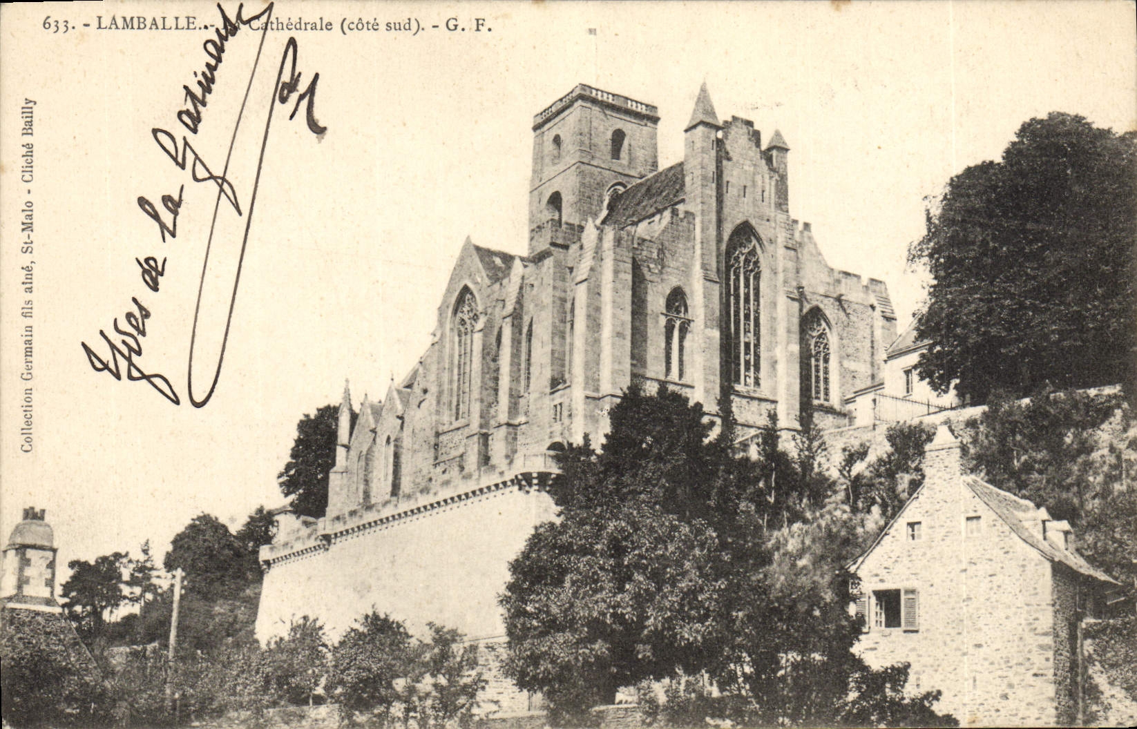 CPA Lamballe Cathedrale 