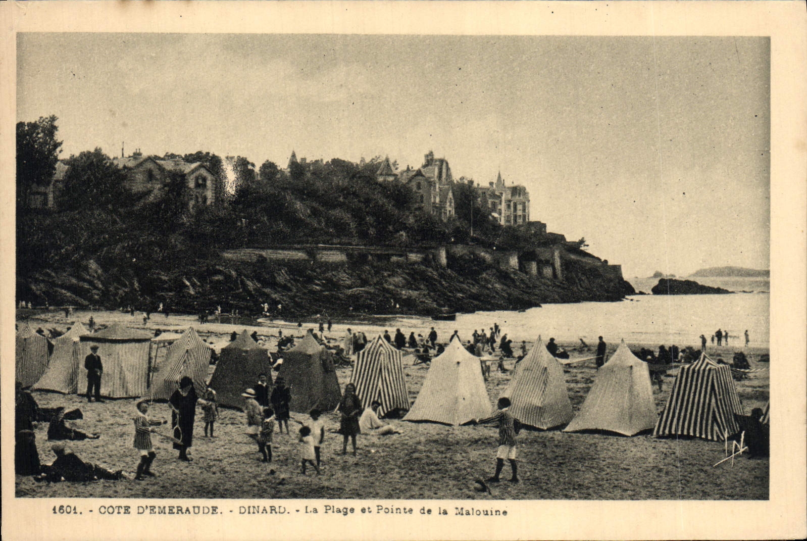 CPA Dinard La Plage et Pointe de la Malouine