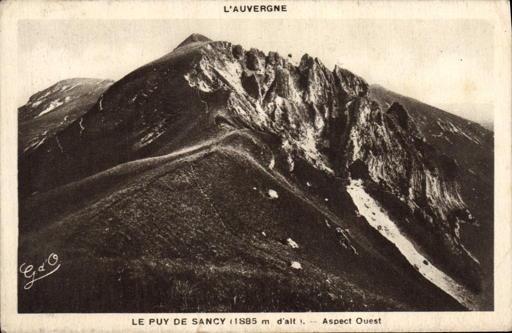 CPA L'Auvergne Le Puy De Sancy