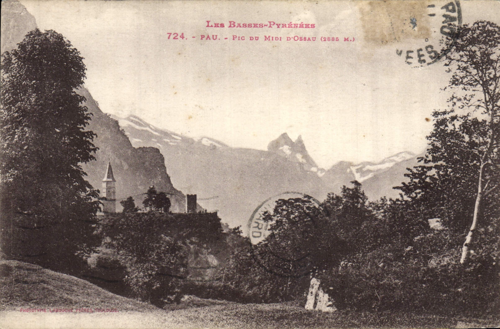 CPA Pau Pic du Midi d'Ossau