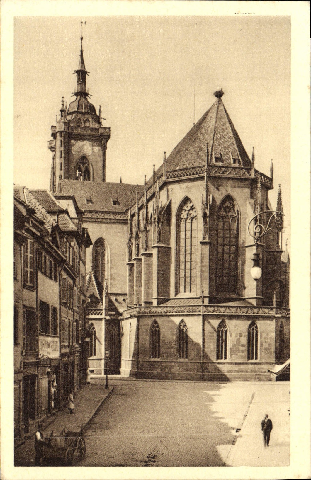 POSTAL Colmar de la VENDIMIA la catedral