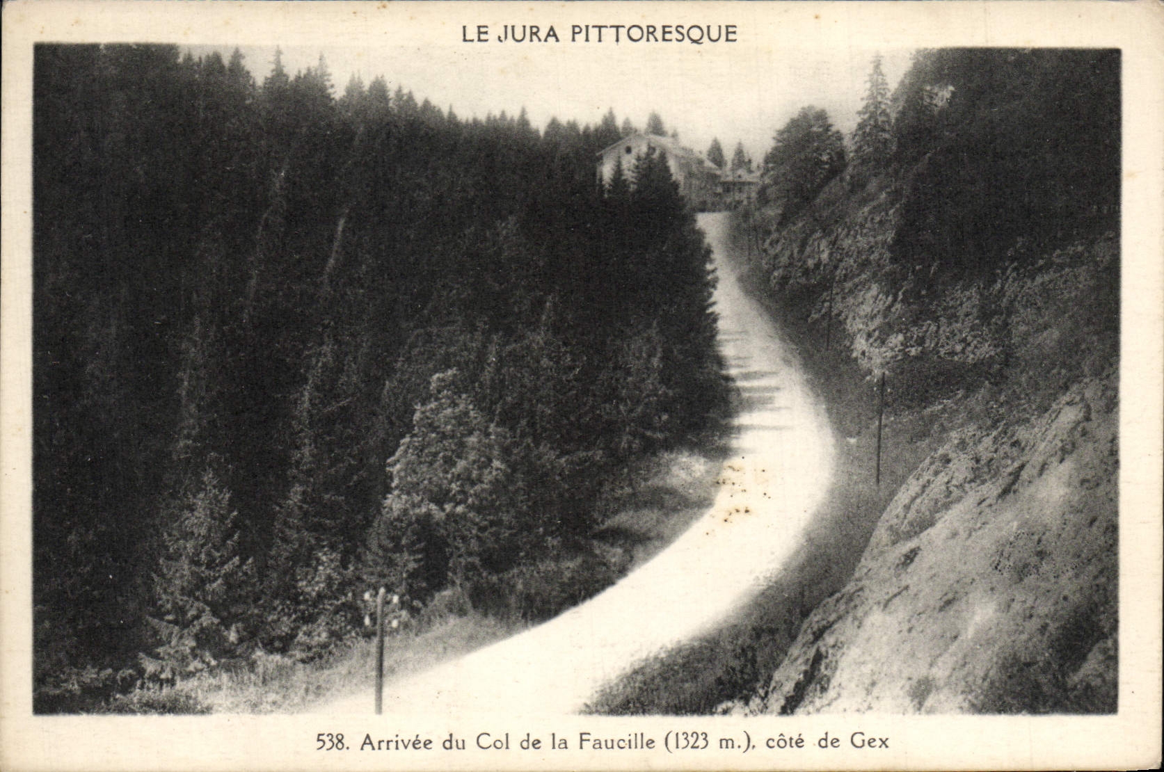 VINTAGE POSTCARD Arrivee of the Collar of the Sickle dimensions of Gex