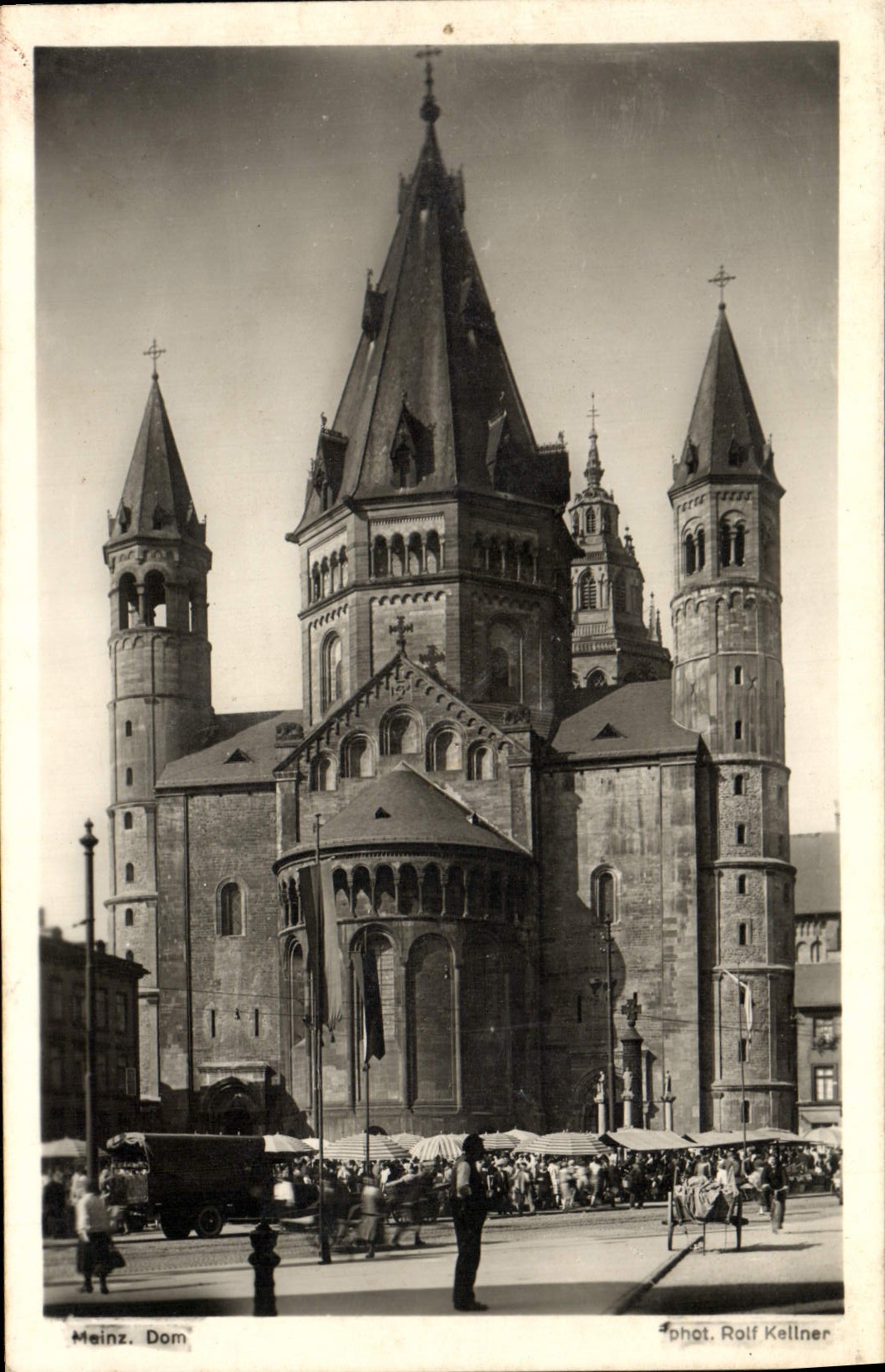 VINTAGE POSTCARD Mainz Dom