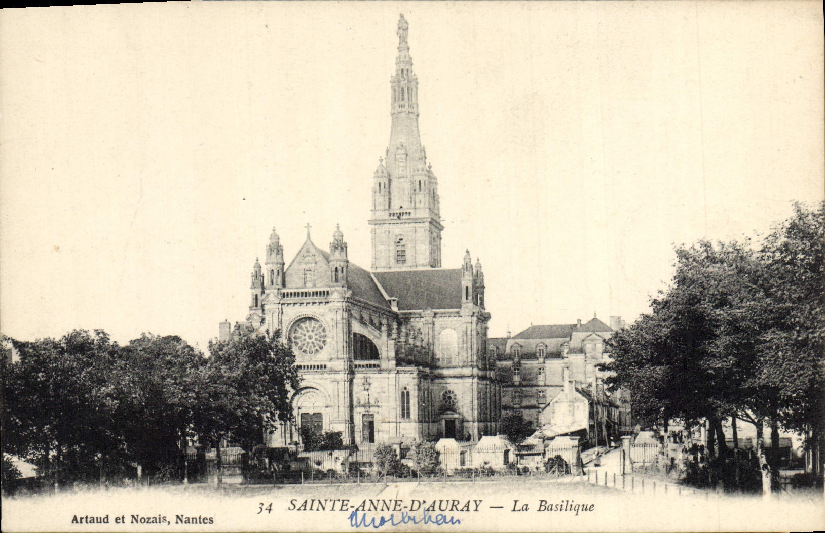 POSTAL Sainte Anne D Auray Baslique de la VENDIMIA