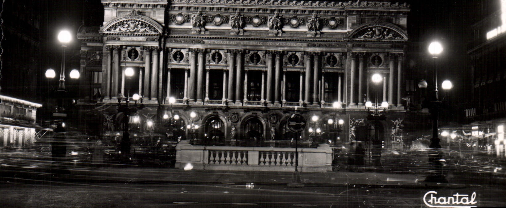 MODERN CARD Paris the Theater of the Opera