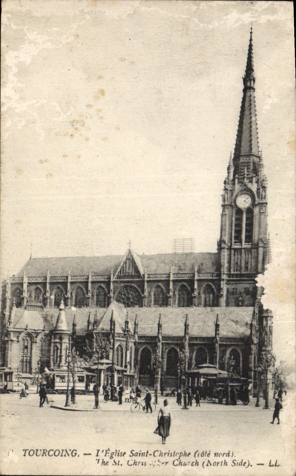 CPA Tourcoing I'Eglise Saint Christophe