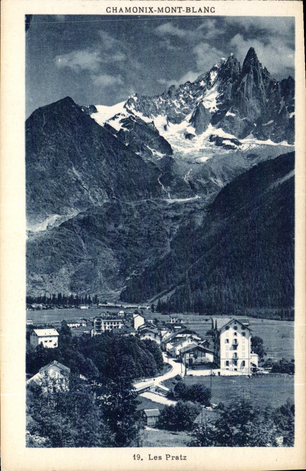 CPA Chamonix Mont Blanc Les Pratz