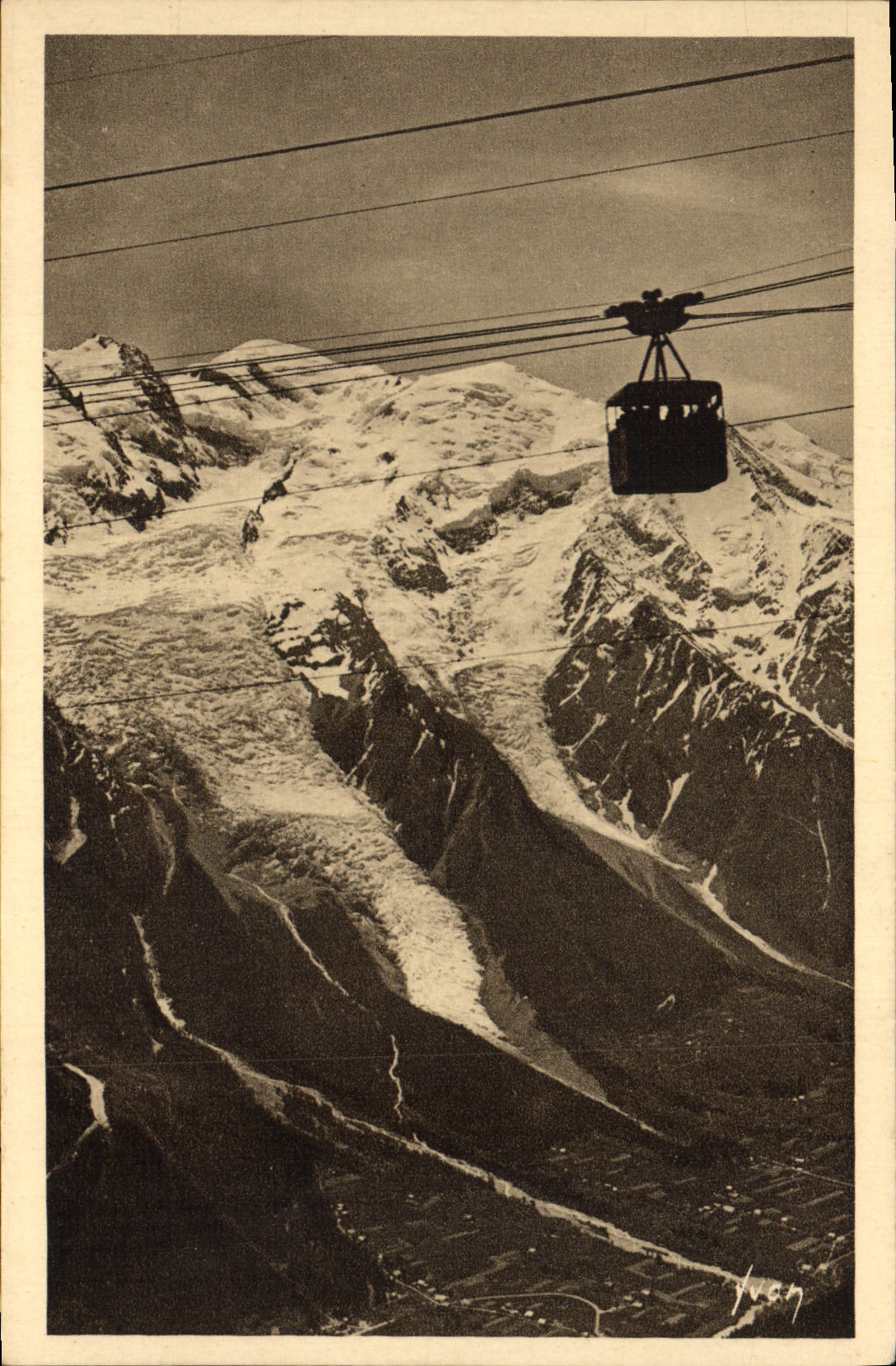 CPA Chamonix Mont Blanc Teleferique Du Brevent