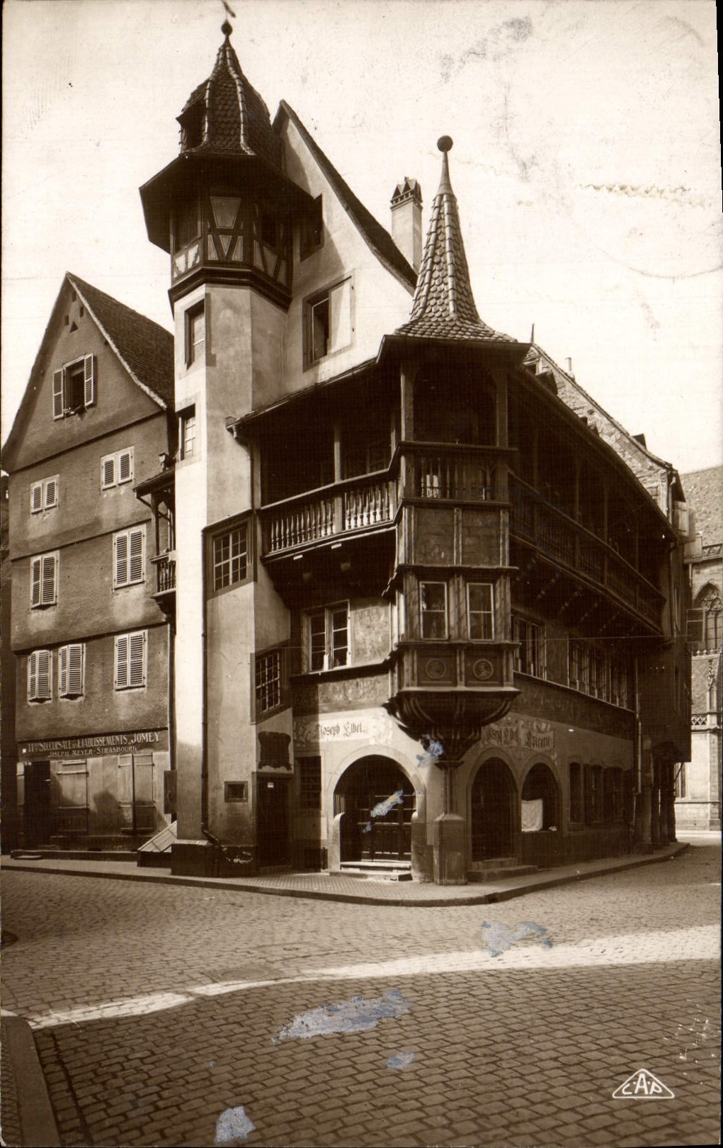VINTAGE POSTCARD Colmar Pfister House