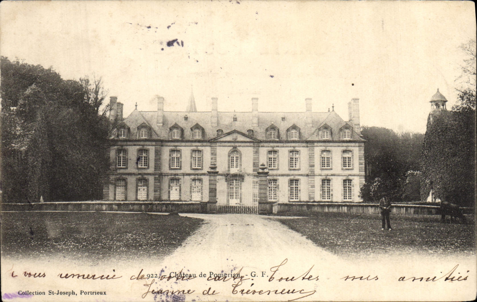 VINTAGE POSTCARD Castle De Pomerian