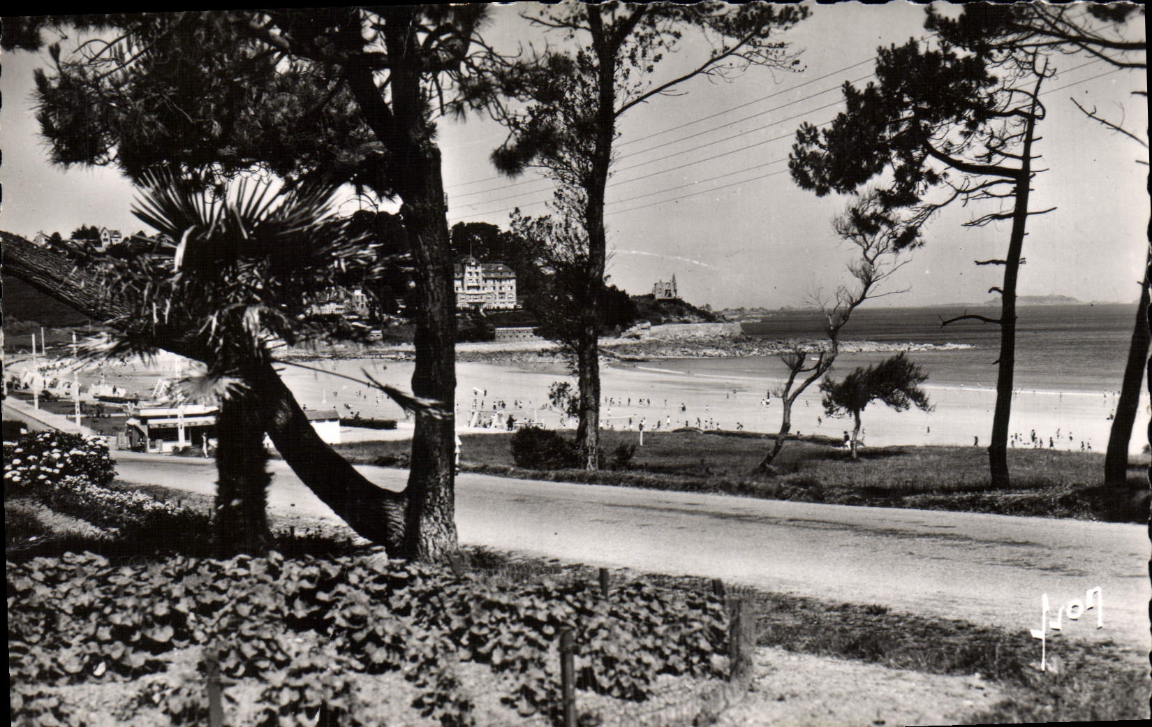 MODERN CARD Perros Guirec Beach De Trestraou