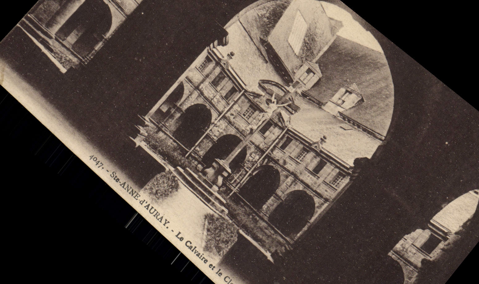 VINTAGE POSTCARD St Anne Of auray the Martyrdom