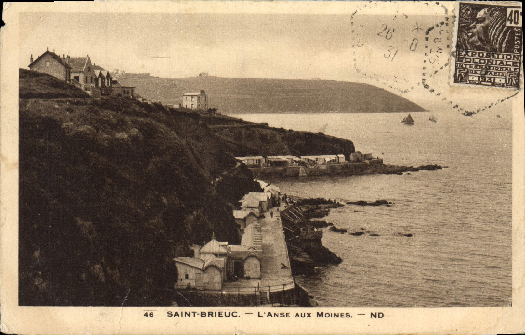 CPA Saint Brieuc L'anse Aux Moines