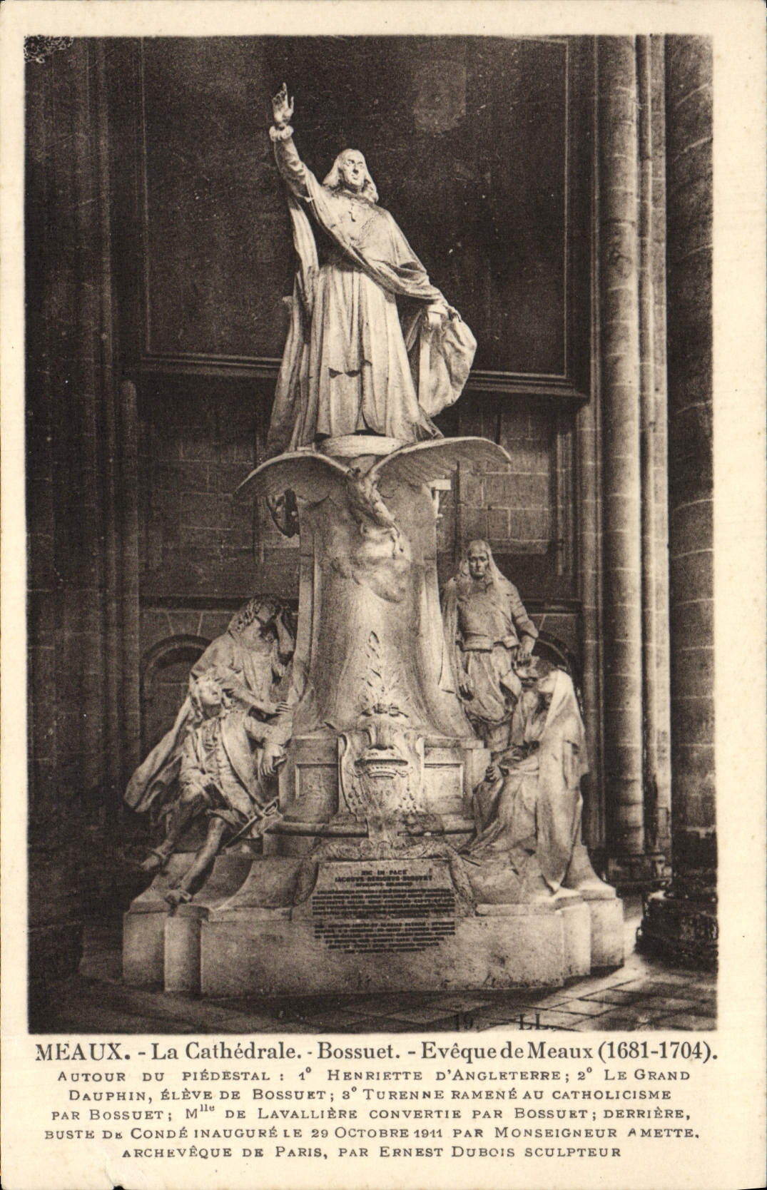 CPA Meaux La Cathedrale Bossued Eveque De Meaux