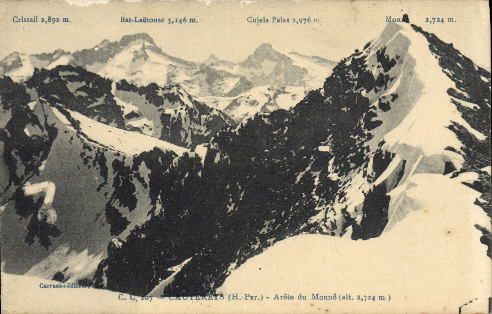CPA Cauterets Arrete du Monne