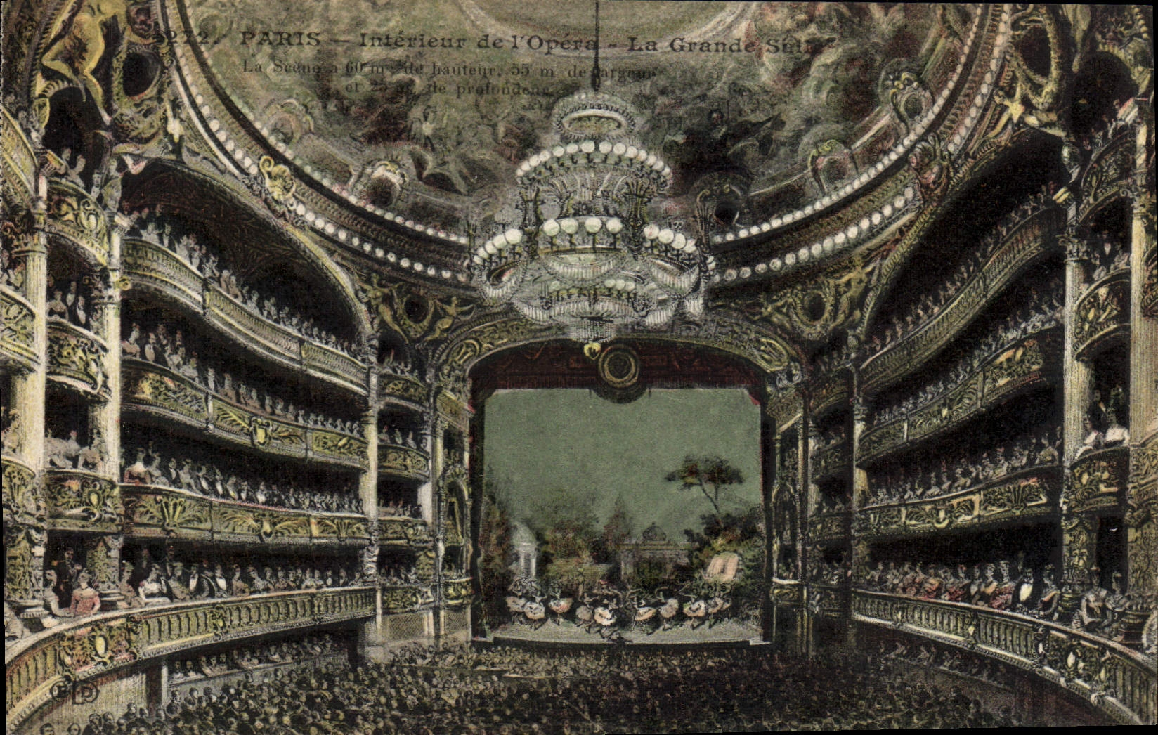 CPA Paris Interieur de l'Opera La grande salle