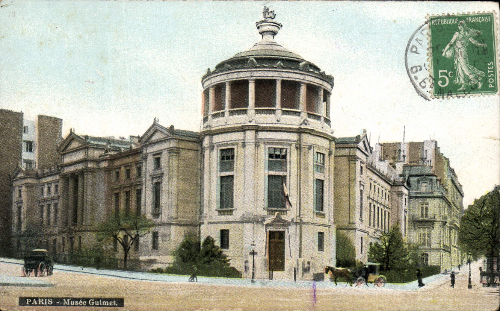 CPA Paris Musee Guimet 