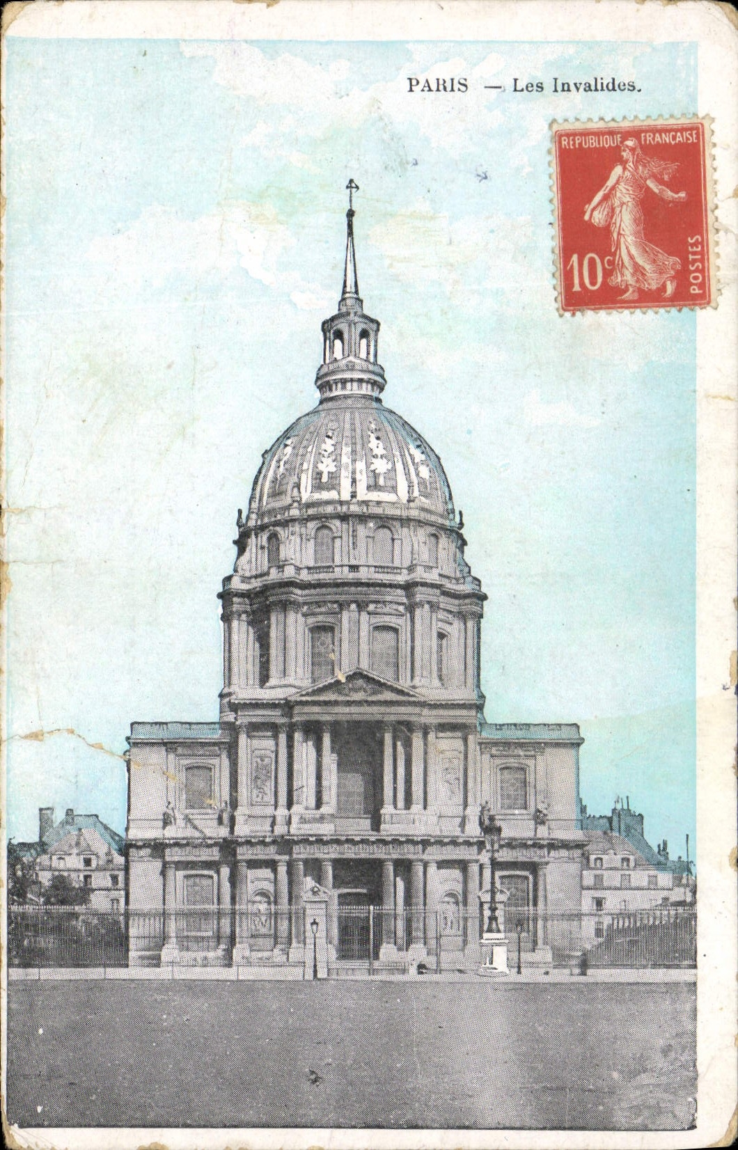 VINTAGE POSTCARD Paris Invalids