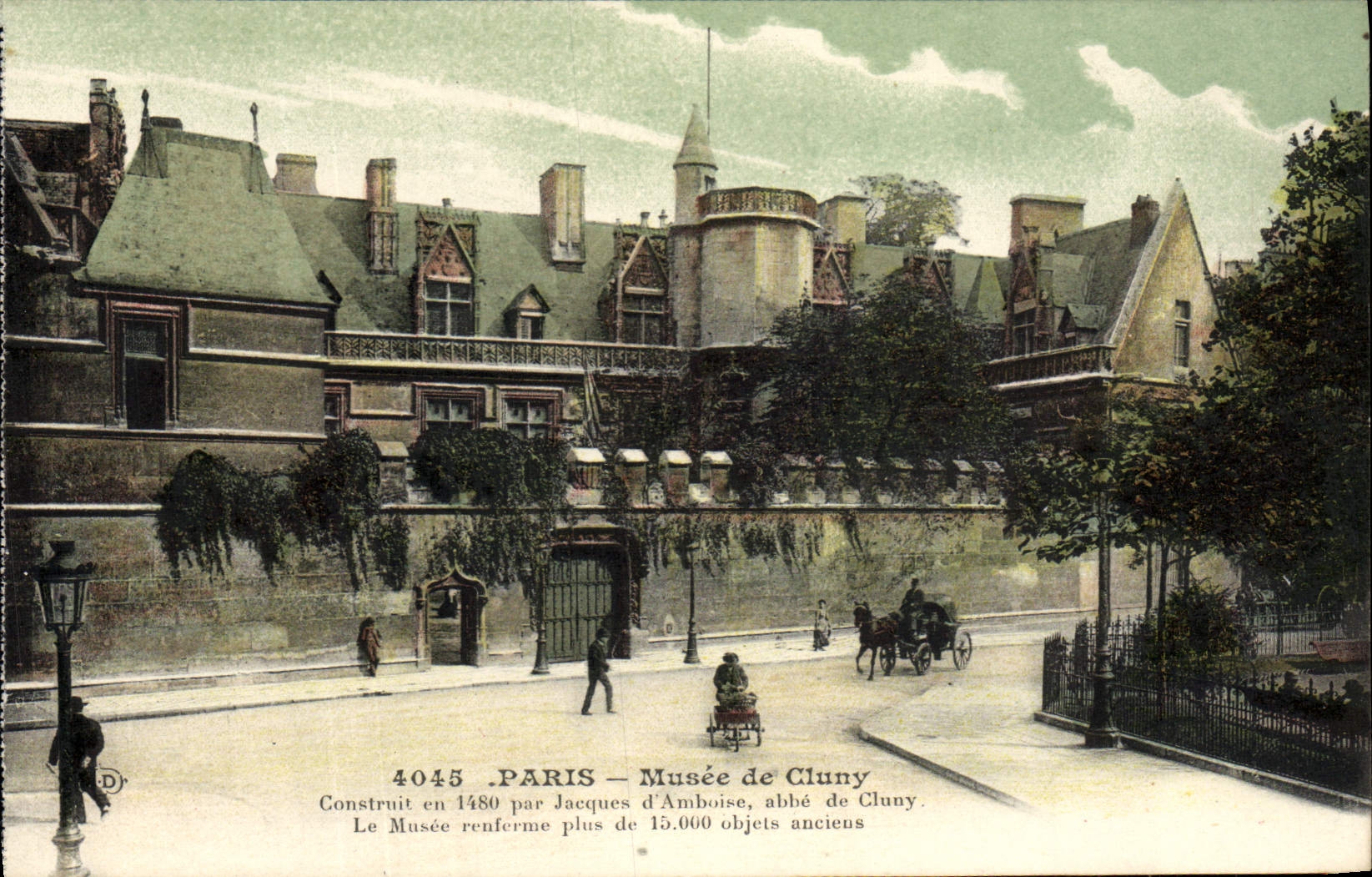 CPA Paris Musee de Cluny