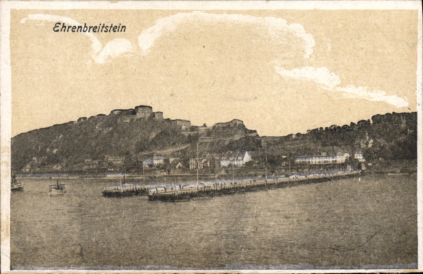 VINTAGE POSTCARD Ehrenbreistein
