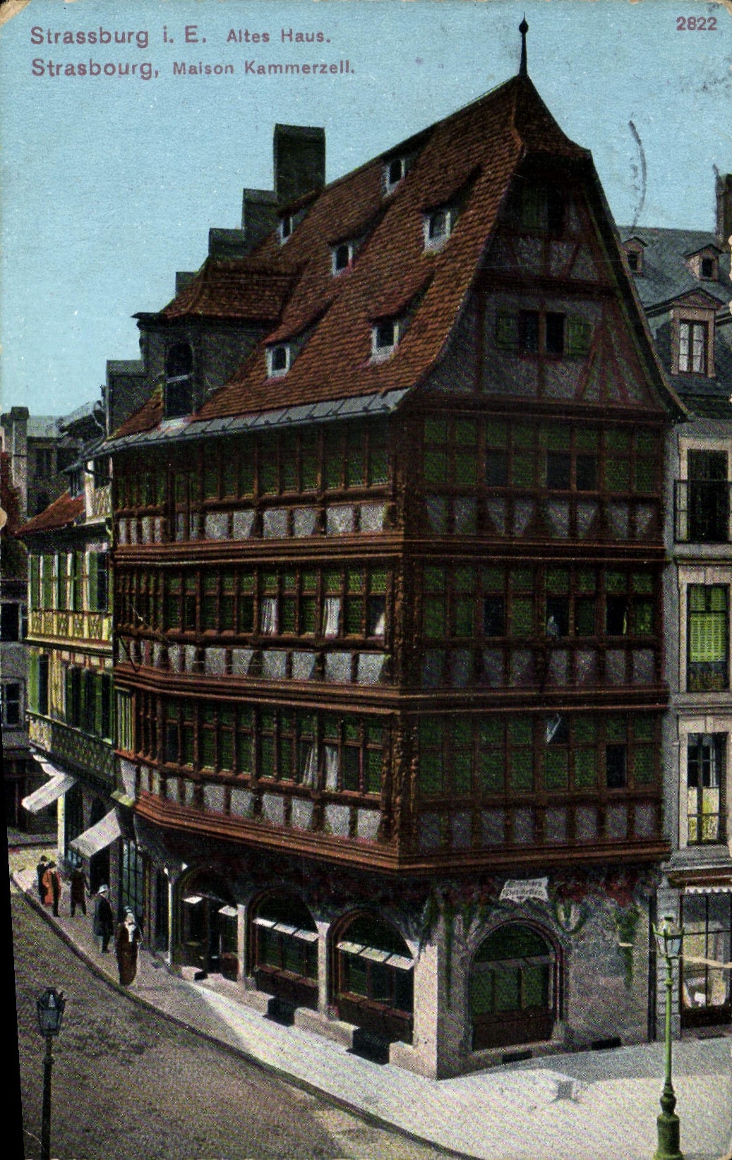 VINTAGE POSTCARD Strassburg I E Altes Haus