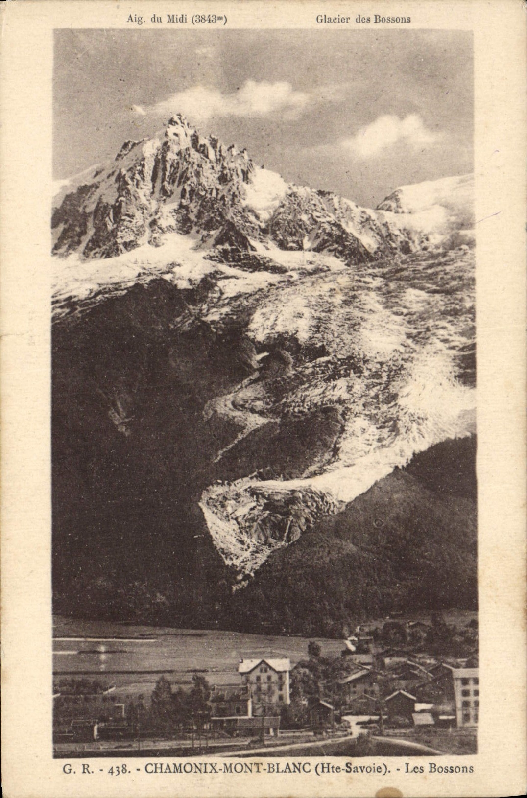 VINTAGE POSTCARD Chamonix Mont Blanc Let us work Them