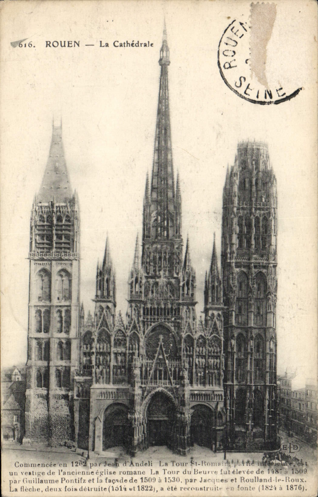 VINTAGE POSTCARD To remember the Cathedral