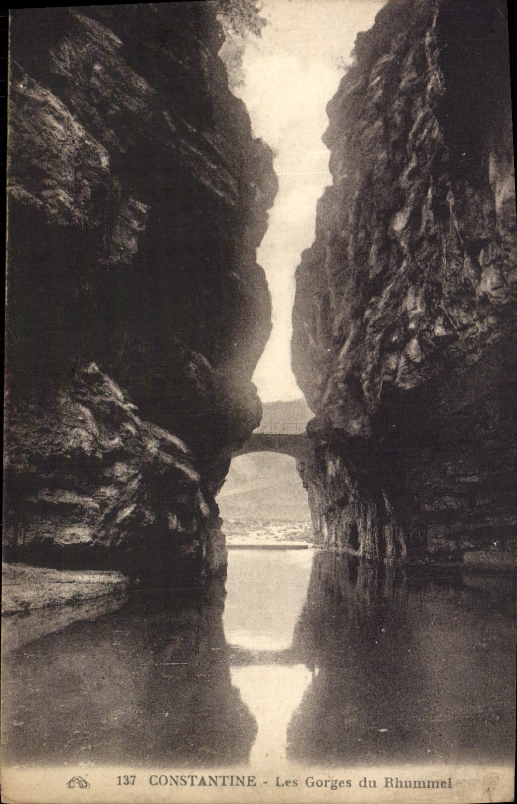 CPA Constantine Les Gorges du Rhummel