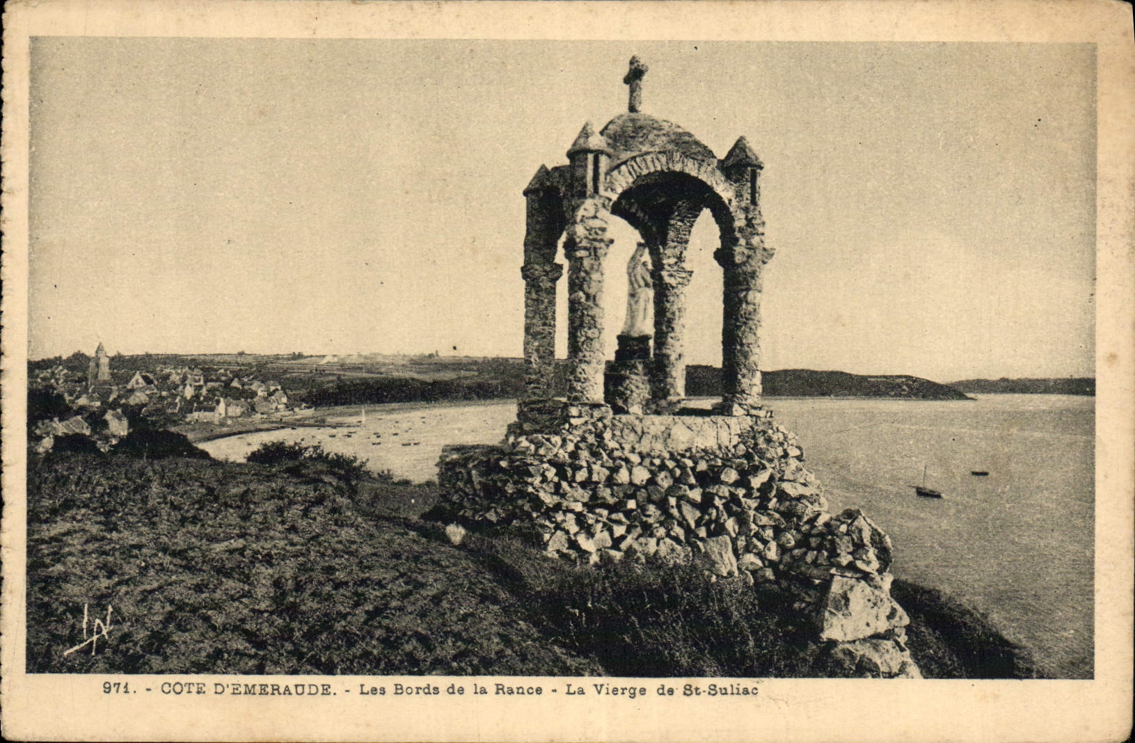 CPA Cote d'Emeraude Les Bords de la Rance La Vierge de Saint Suliac