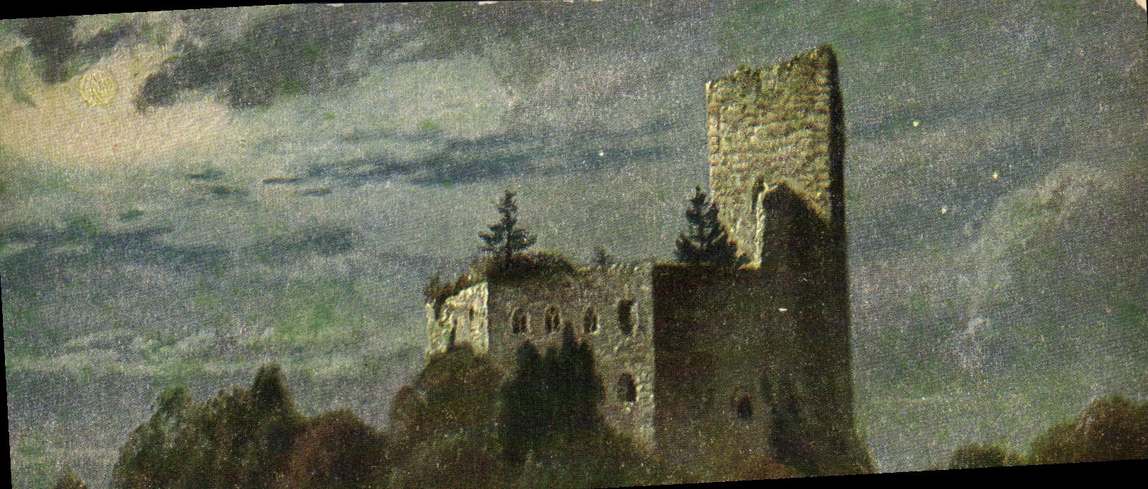 VINTAGE POSTCARD Spesbourg close Barr