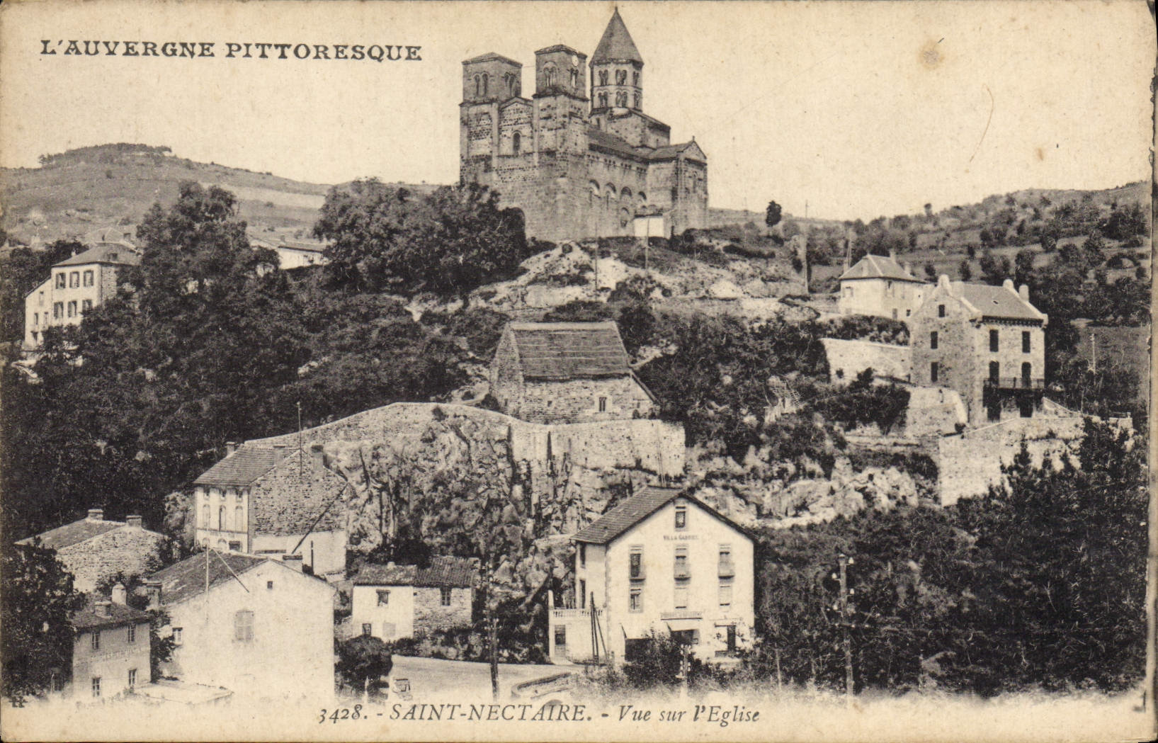VINTAGE POSTCARD Holy Nectary Seen on the Church